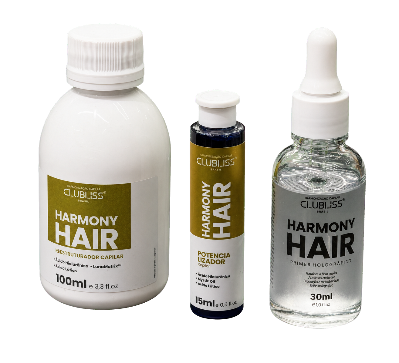 Produtos profissionais Harmony Hair CLUBLISS